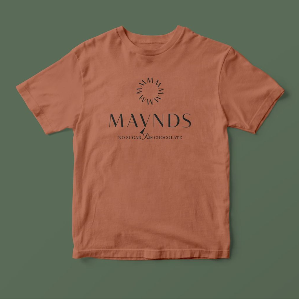 MAYNDS Classic Logo Tee — Terracotta
